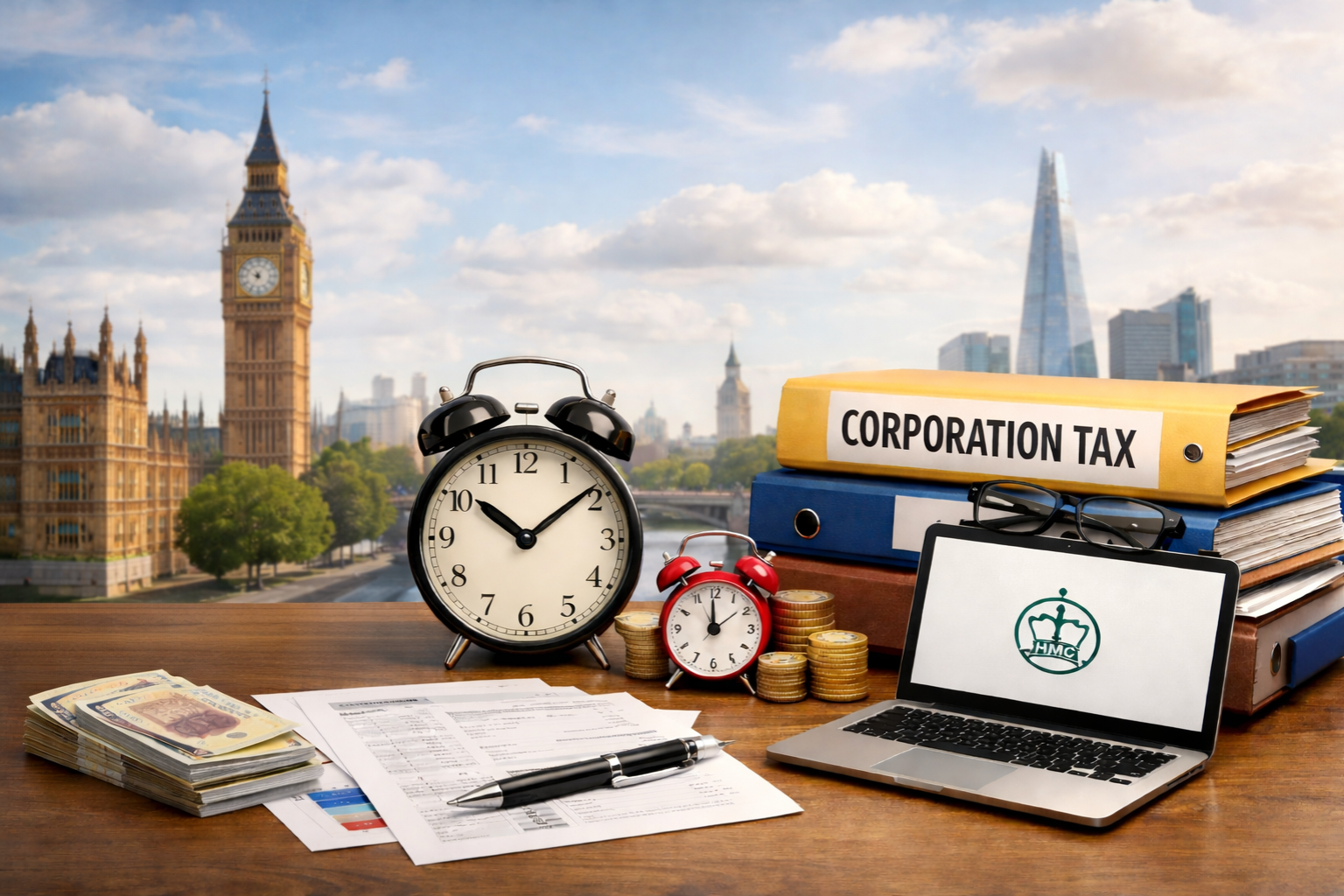 Pay Corporation Tax to HMRC in the UK